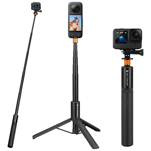 KFCONCEPT卓尔MS21适用DJI大疆Pocket3延长杆三脚架运动相机action5pro/4配件insta360自拍杆gopro手持支架