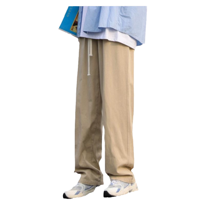 回力纯棉裤子男士宽松直筒休闲裤