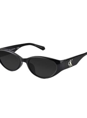 【亚洲款】CKJ 太阳镜窄框百搭时尚街拍休闲猫眼墨镜CKJ24638SLB