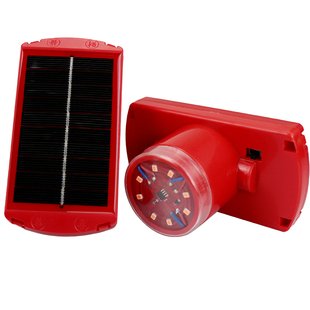 新年太阳能光控感应灯天黑自动亮免插电户外灯笼专用LED红光灯泡