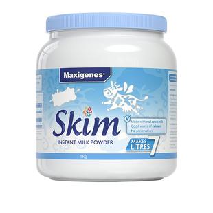 【进口】Maxigenes美可卓蓝胖子澳洲脱脂奶粉高钙青少年成人奶粉