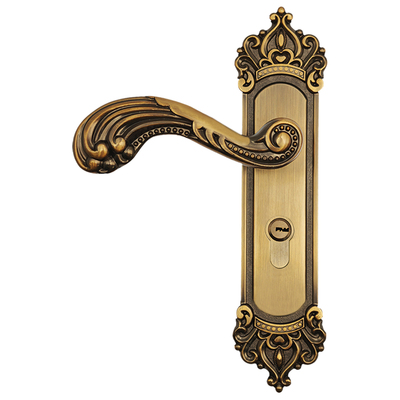 永佳欧式仿古铜锌合金静音门锁