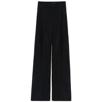 像裙子的灯芯绒大摆裙裤