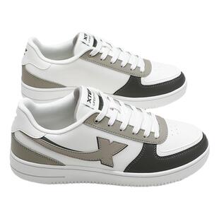 特步男板鞋男鞋冬季空军一号休闲鞋官方旗舰店正品网面透气运动鞋