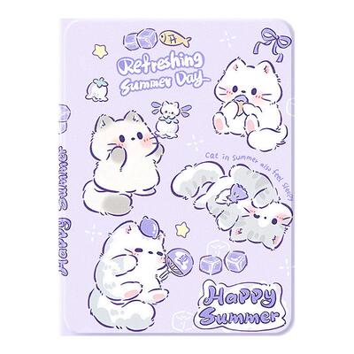 适用于oppo平板保护套可爱小猫咪