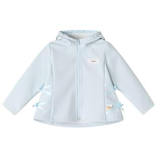 笛莎官方旗舰童装女童加绒外套春秋季新款女孩宝宝儿童防水软壳衣