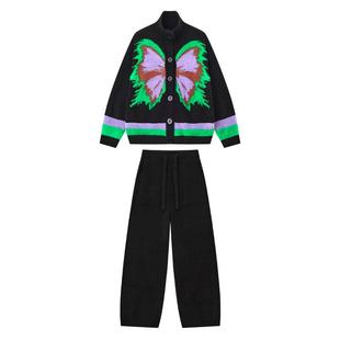 WildRooms家居服女款2025年新款加厚冬可外穿保暖半边绒睡衣套装