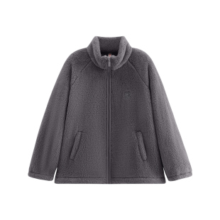 芬腾秋冬季男士珊瑚绒长袖睡衣单件上衣加绒加厚男款抗静电家居服