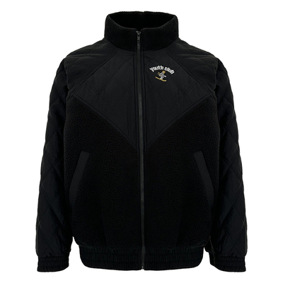 WellD youth club滑雪系列  双面绒超厚实刺绣外套女秋冬休闲上衣