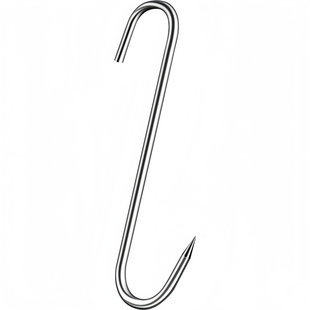 不锈钢腊肉挂钩家用挂肉钩子加粗实心晒香肠神器烤鸭猪肉s型挂钩