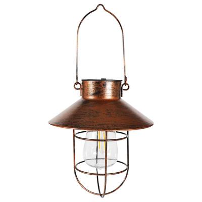 美式铁艺太阳能灯天黑自动亮灯