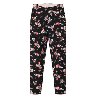 雅鹿妈妈加绒加厚棉裤冬季高腰直筒裤中老年女裤羊羔绒保暖打底裤