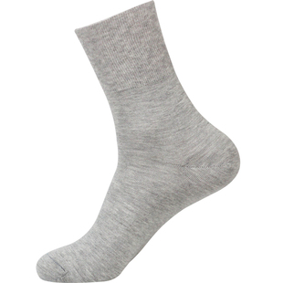 加肥加大码男短棉袜宽口宽松中老年春夏薄款松口袜子老人不勒脚女