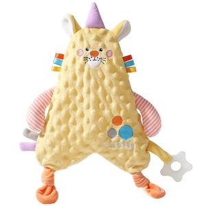 kissbaby安抚巾婴儿可入口啃咬玩偶宝宝睡觉神器安抚玩偶睡眠公仔