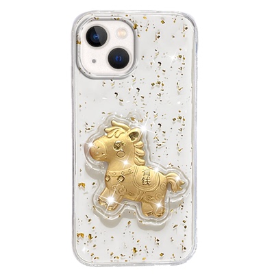 适用于苹果14手机壳马上有钱