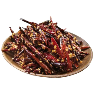 贵州特产油炸干辣椒牛肉粉配菜香辣麻辣零食香辣脆辣椒丝散装3斤