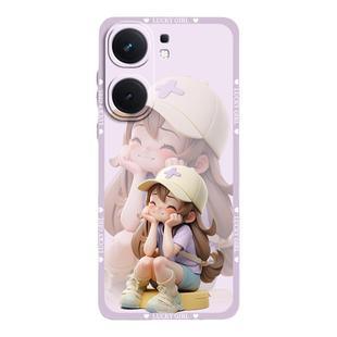 多巴胺女孩适用iqooneo9手机壳neo9pro套iqoo新款外neo10高级感neo10pro端pro硅胶8爱酷全包neo防摔vivo系列+