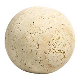 极简侘寂风天然黄洞石球艺术摆件客厅卧室玄关酒店书房家居装饰品