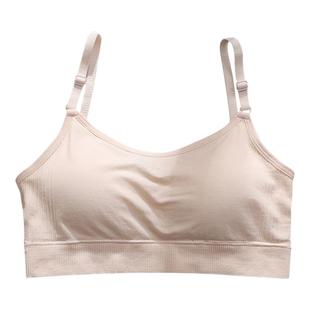 秋冬少女运动内衣女童初中生高中生女孩发育期抹胸吊带小背心胸罩