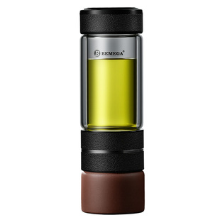 英国Bemega紫砂茶水分离泡茶杯高硼硅玻璃杯男款大容量保温水杯子