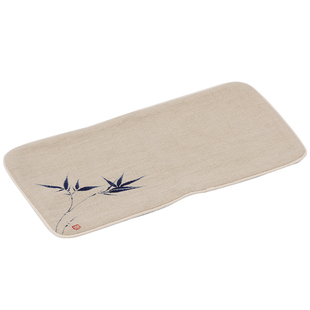 榜盛吸水茶巾茶布茶垫茶桌抹布茶水巾茶杯垫布专用毛巾茶具配件