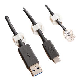 日式免打孔粘贴电线夹挂线器电话线网线走线器墙面电线固定线卡