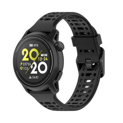 适用于coros高驰pace4手表pace3表带同款硅胶apex2pro智能apexpro男watch运动透气防水腕带22防汗替换配件
