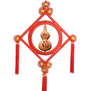 天然葫芦挂件特大小中国结挂饰平安福禄客厅玄关新年乔迁壁挂装饰