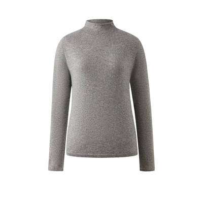 【山羊绒】PRICH时尚高领18针无缝针织衫2025冬季新款打底毛衣女