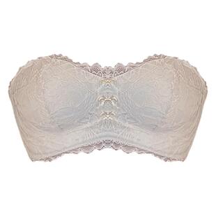 斯米莱无肩带内衣女小胸聚拢抹胸裹胸防滑胸罩夏隐形性感蕾丝文胸