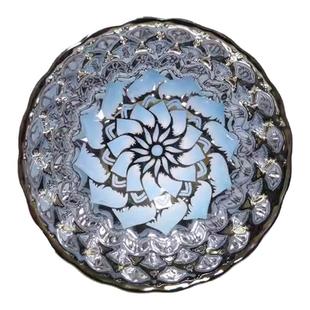 开窑莲花主人杯七彩孔雀杯七彩珍珠白贝杯窑变天目瓷茶杯个人专用