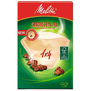 德国进口Melitta美乐家咖啡滤纸美式手冲杯过滤纸扇形滴漏咖啡用