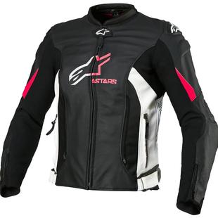a星女士皮夹克GP PLUS V4保暖秋冬骑行皮衣机车服赛车服摩托车服