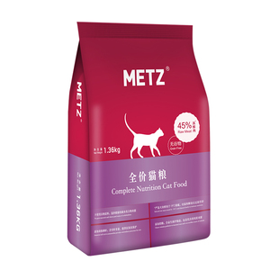 METZ玫斯猫粮无谷鲜肉国产正品成猫幼猫咪幼全价全期全阶段6kg