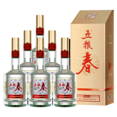 五粮春第二代52度500ml*6瓶白酒