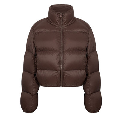 短款立领90白鸭绒羽绒服