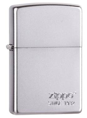 zippo打火机正品磨砂经典标志