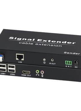 鹏迪HDMI+USB2.0光端机带网络