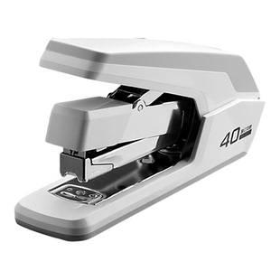 得力省力订书机大号学生中号订50页订书器加厚型重型高颜值钉书机