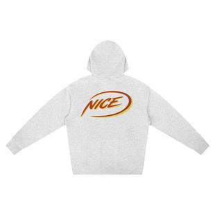NICEID NICE LOGO运动卫衣卫裤毛圈款男女春秋休闲宽松连帽套头