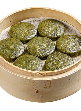 林结巴藜蒿蒿子糯米粑粑特色小吃
