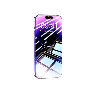 适用苹果15钢化膜13iphone14pro手机膜12mini全屏por11pm全包边max陶瓷promax防尘x绿光xr刚xs贴膜