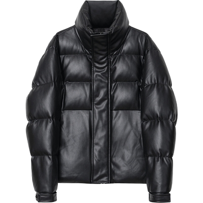 JDV商场同款黑色男士立领羽绒服