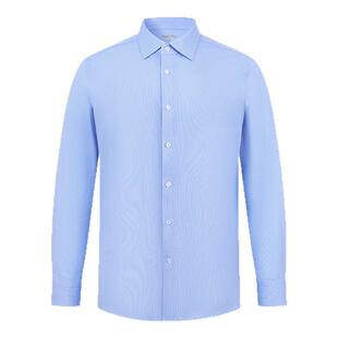 【PLUS 200高支匹马棉】零度男士免烫衬衫25年春条纹宽松商务衬衣