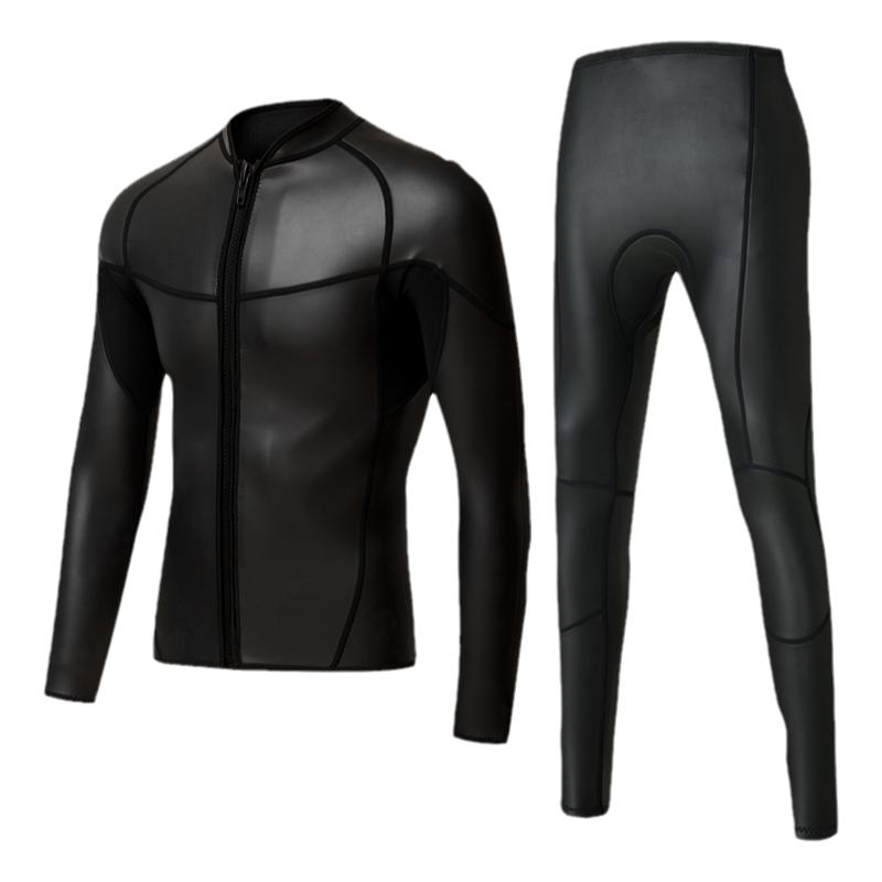 加厚分体游泳浮潜水母服保暖防晒