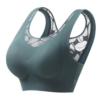 美嘉挺内衣官方旗舰店品牌专柜提拉塑形蕾丝美背心女无痕聚拢文胸