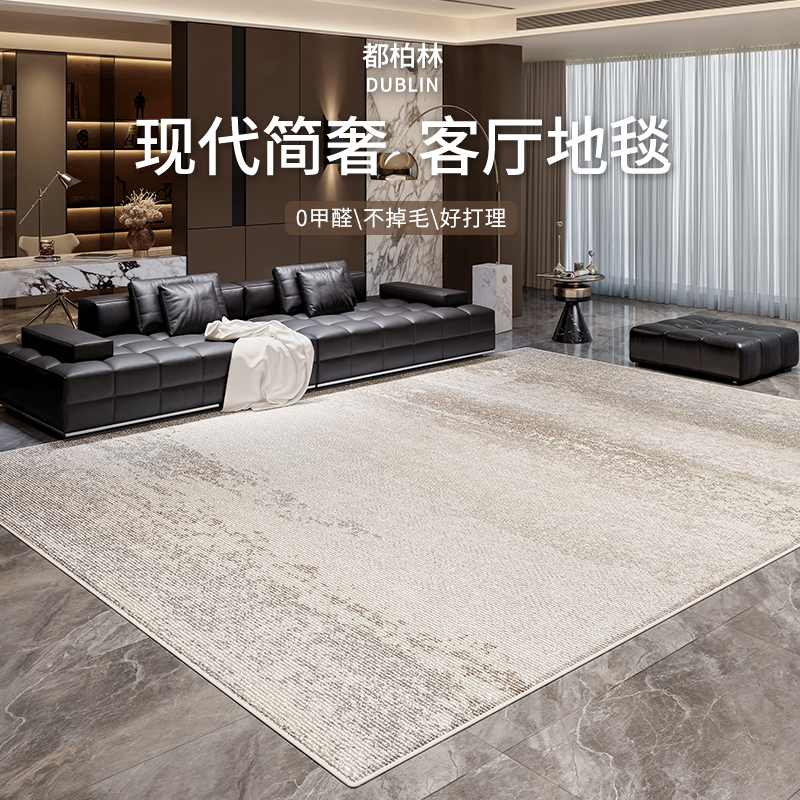 地毯客厅2025新款轻奢高级免洗可擦意式现代简约防水沙发茶几地垫