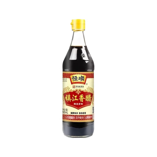 【U先试用】恒顺镇江香醋醋家用食用小瓶醋旗舰店正品500ml*2瓶AP