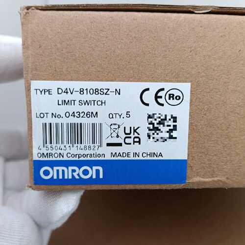 下单前咨询欧姆龙D4V-8108SZ-N限位开关，全新原装正品，带原包