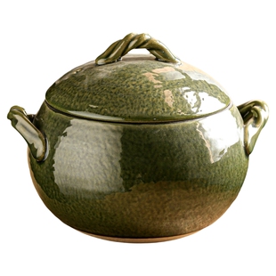 砂锅燃气灶专用高温明火砂锅陶瓷煲汤炖锅煮粥锅商用食品级陶瓷锅